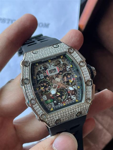 iced richard mille replica|richard mille swiss clones.